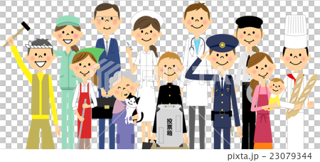 People in the city who participate in the election 23079344