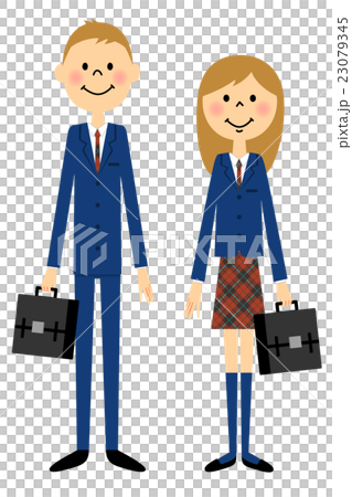 Male students and girls students 23079345