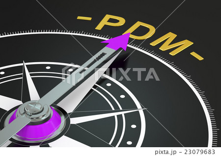 PDM compass concept, 3D rendering PDM compass concept, 3D rendering 23079683