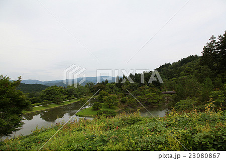 修学院離宮　浴龍池 23080867