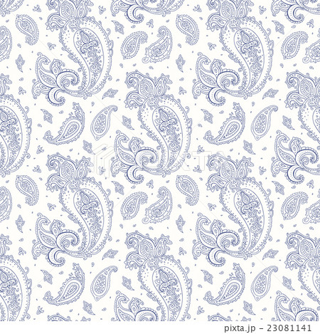 Paisley Hand drawn seamless pattern. 23081141