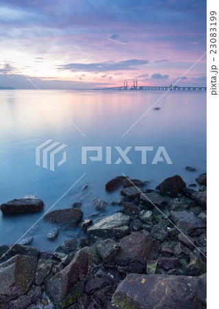 Sunrise by the beach George Town, Penang Malaysia 23083199