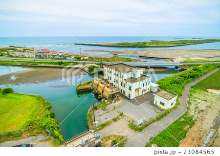 長生村 一宮川河口の排水機場を撮影 長生村 一宮川河口の排水機場を撮影 23084565