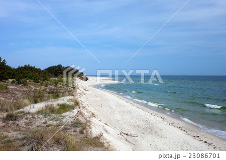 Hel Peninsula and Beach at Baltic Sea in Poland Hel Peninsula and Beach at Baltic Sea in Poland 23086701