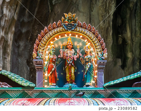 God statue inside batu caves God statue inside batu caves 23089582
