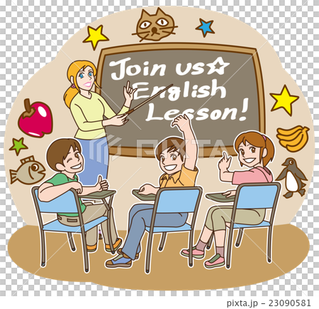 我們一起學習英語(老師和學生+黑板和文字+插圖+背景) 我們一起學習英語(老師和學生+黑板和文字+插圖+背景) 23090581