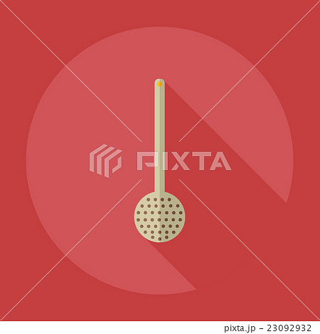 Flat modern design with shadow icons Ladle 23092932
