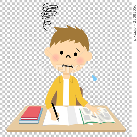 勉強するこども 勉強するこども 23093056
