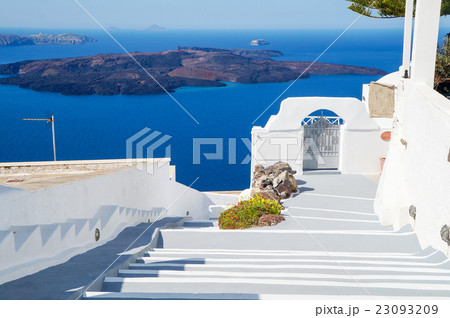 Stars in the Santorini island in greece Stars in the Santorini island in greece 23093209