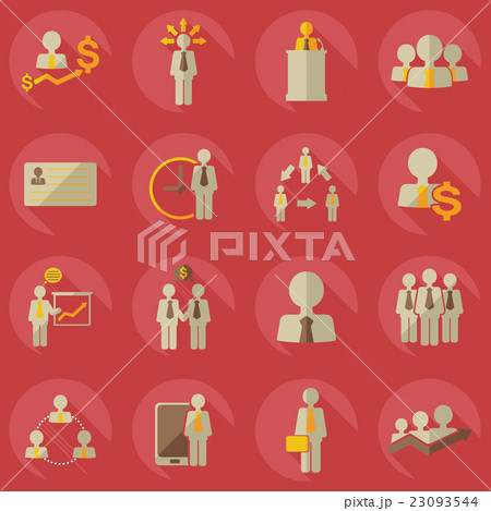 Flat modern design with shadow icons business icon 23093544