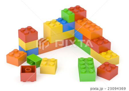 plastic building blocks