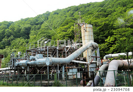 地熱発電所 地熱発電所 23094708