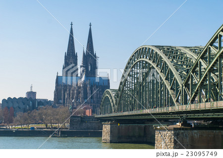 Cologne Cathedral and River Rhine 23095749