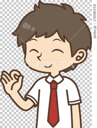 男性與白襯衫(面部表情)04 男性與白襯衫(面部表情)04 23096358