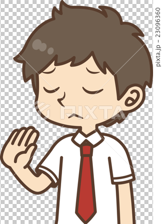 男性與白襯衫(面部表情)06 男性與白襯衫(面部表情)06 23096360