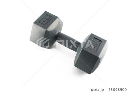 Dumbbell Isolated on White Background Dumbbell Isolated on White Background 23098900