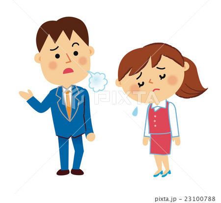 会社員　男女　泣く女性社員 23100788