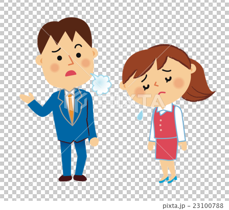 会社員　男女　泣く女性社員 23100788