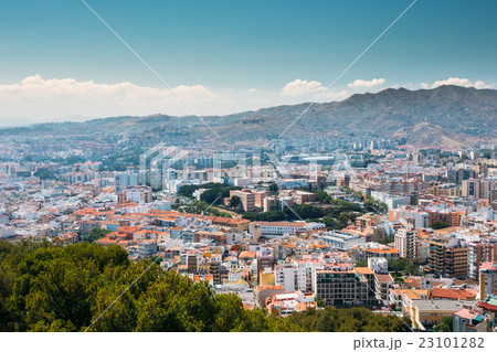 Cityscape Of Malaga, Spain. Residential Houses 23101282