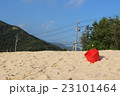 砂浜とバケツ 23101464