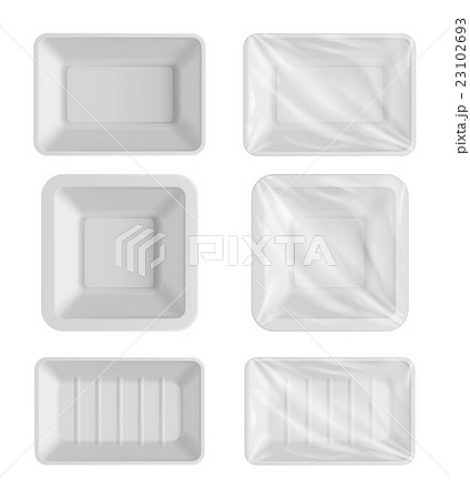Blank packaging template mockup food container 23102693