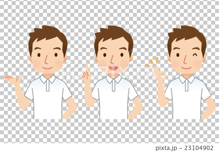 男性スタッフ 表情セット 男性スタッフ 表情セット 23104902