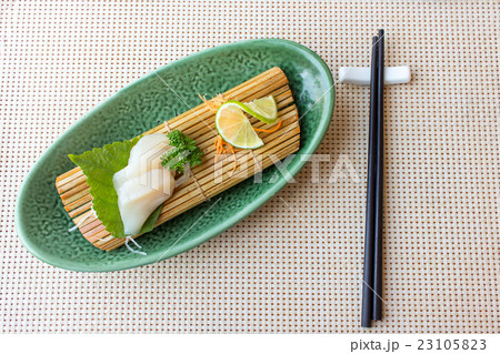 Fresh scallop. Japanese food. peeled raw scallops Fresh scallop. Japanese food. peeled raw scallops 23105823