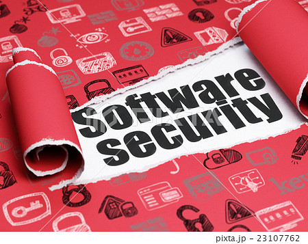 Privacy concept: black text Software Security Privacy concept: black text Software Security 23107762