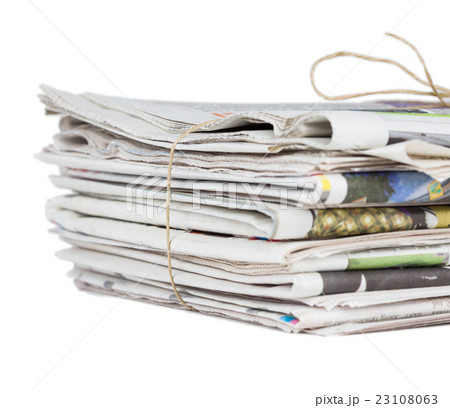 Pile of newspapers 23108063