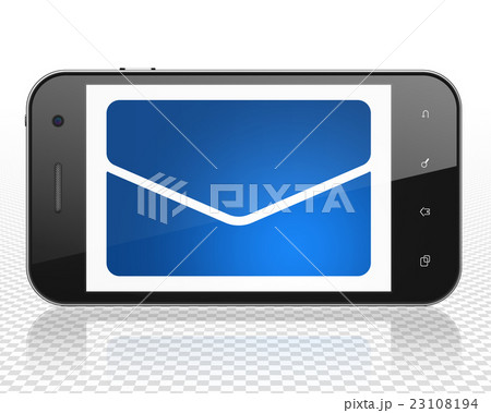 Business concept: Smartphone with Email on display Business concept: Smartphone with Email on display 23108194