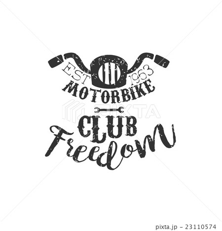 Motorbike Club Freedom Vintage Emblem 23110574