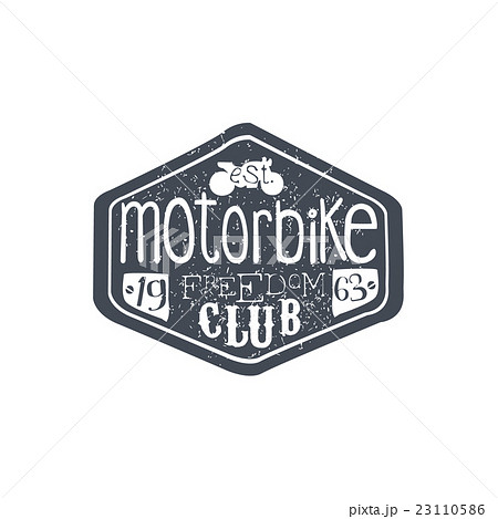 Motorbike Club Vintage Plate 23110586