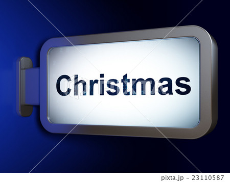 Entertainment, concept: Christmas on billboard 23110587