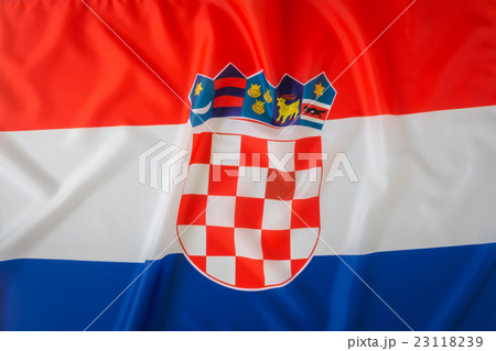 Flag of Croatia . Flag of Croatia . 23118239