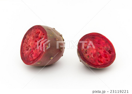 ウチワサボテンの果実（オプンティア）: Cactus Pear 23119221