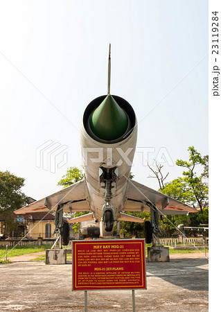 ベトナム戦争時に北ベトナム軍が使用した旧ソ連製のミグ21戦闘機 23119284
