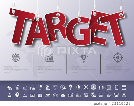 Design abstract infographic front on the rope. 23119525