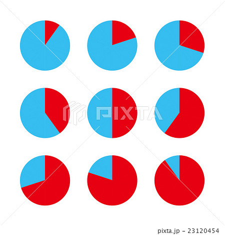円グラフのイラスト素材 23120454 Pixta