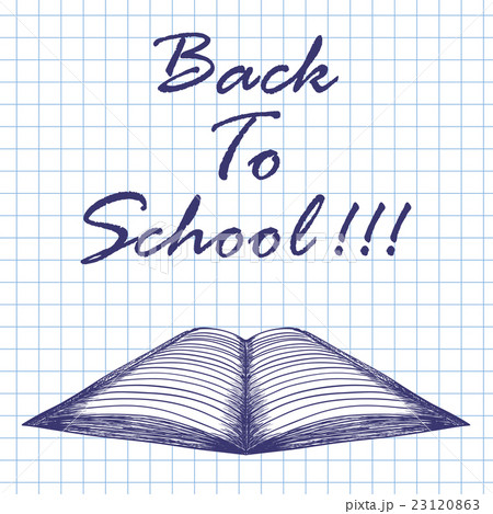 Opened exercise book 23120863