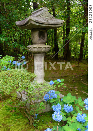 金地院 東照宮への参道にある灯篭 金地院 東照宮への参道にある灯篭 23121008