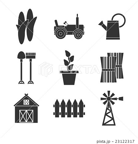 Farming icons set Farming icons set 23122317