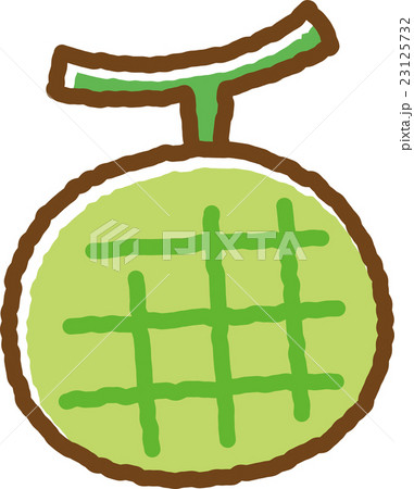 メロンのイラスト素材