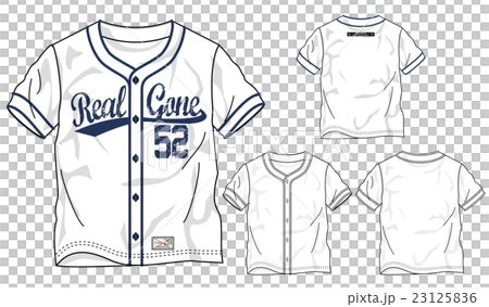 Baseball shirt design picture - Stock Illustration [23125836] - PIXTA