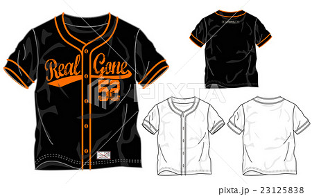 ベースボールシャツのデザイン画 23125838