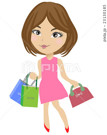 買い物をする女性 23130185