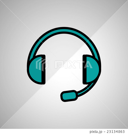 headphones icon design, vector illustration headphones icon design, vector illustration 23134863