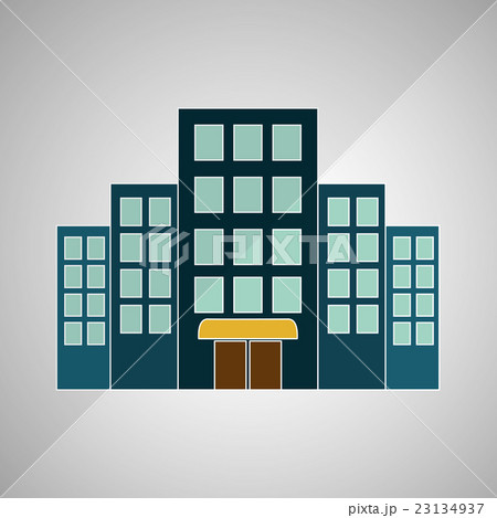 hotel building design, vector illustration hotel building design, vector illustration 23134937