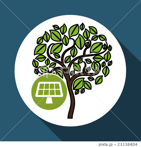 eco solar panel design , vector illustration eco solar panel design , vector illustration 23136804