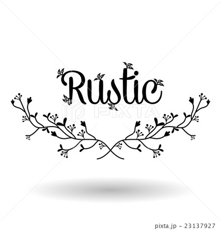 Rustic icon designのイラスト素材 [23137927] - PIXTA
