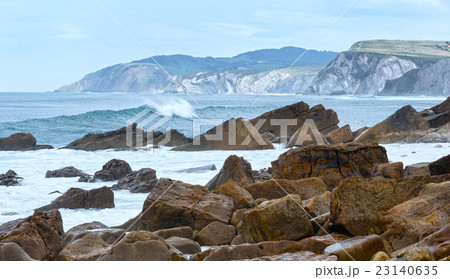 Beach Azkorri or Gorrondatxe view. Beach Azkorri or Gorrondatxe view. 23140635
